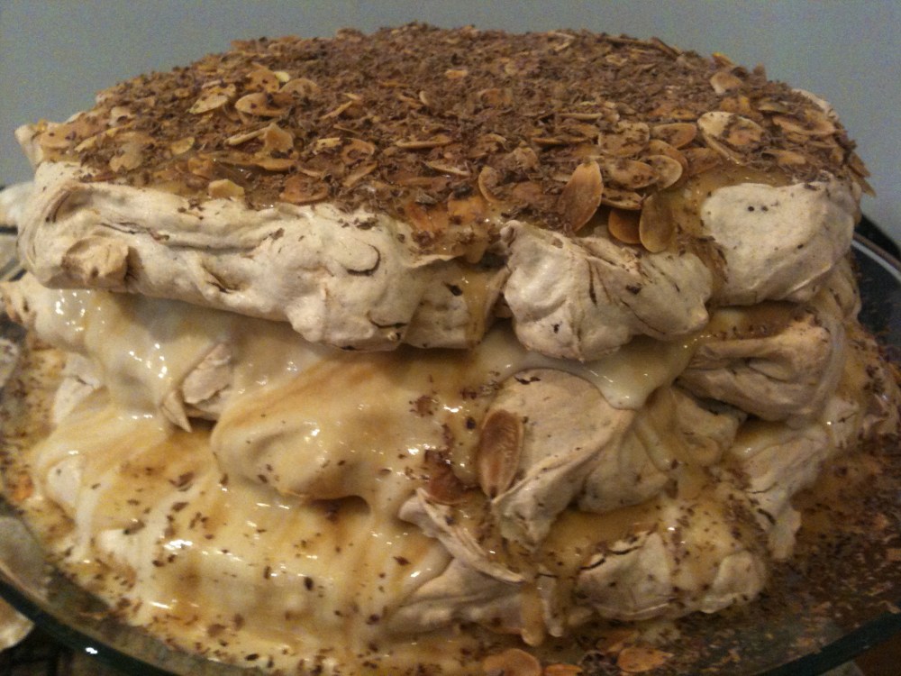 chocolate pavlova