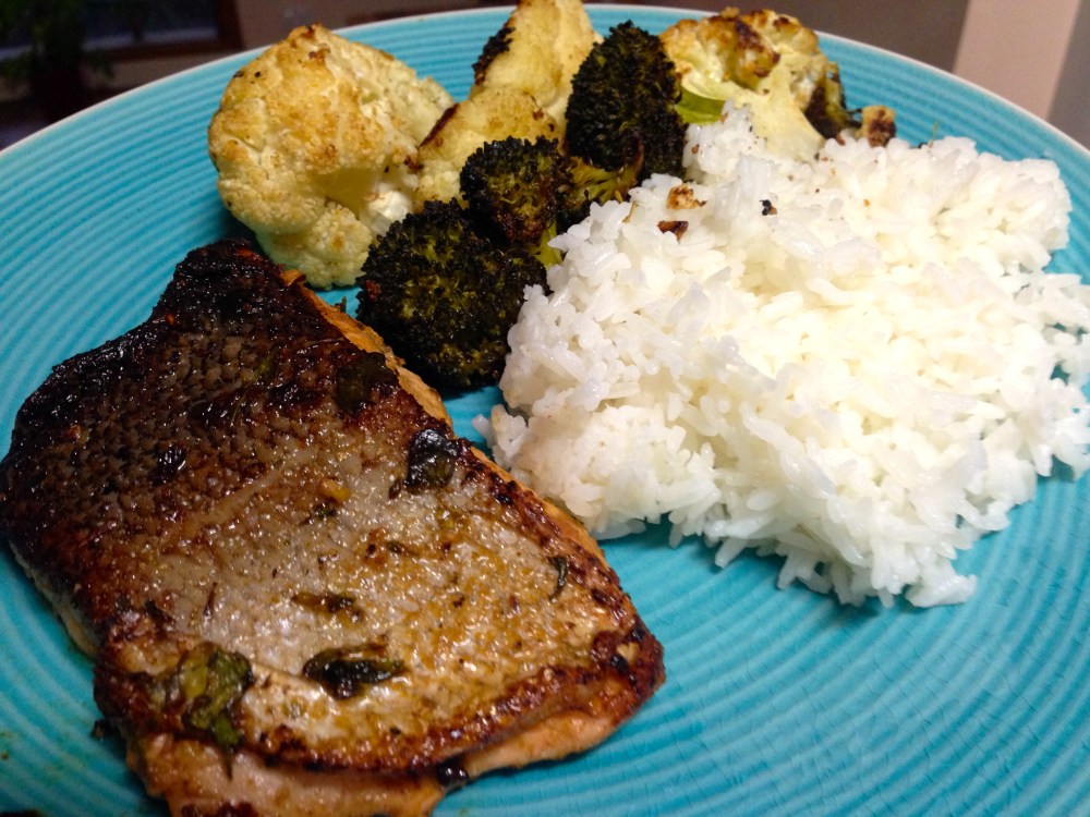 crispy salmon